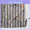 Marble Bathroom Curtain With Polyester Fabric For Modern Home Decor