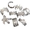 Adjustable European Seashell Open Cuff Bracelet - High-End Niche Design Metal Bangle
