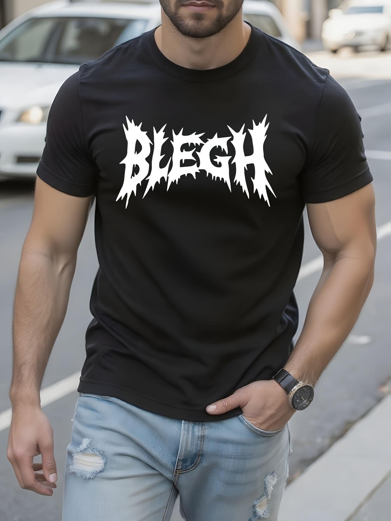 Heavy Metal Graphic Tshirt Graphic Tshirt - Bold BLEGH Pr... XL