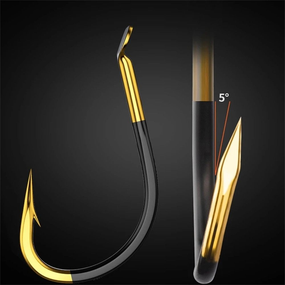 Fishing Stopper Fishing Line Hooks Carbon Steel Fishing Hooks with Line  Fishing Tackle