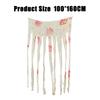 1-10PCS Halloween Blood Handprint Door Curtain Gauze Scary Wall Hanging Ghost Festival Horror Scene Party Decoration Prop