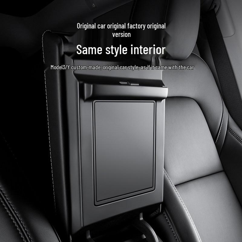 Tesla Model 3/Y Mittelkonsolen-Privatsphären-Aufbewahrungsbox Armlehnen-Organizer YL Modifizierte Zubehörteile