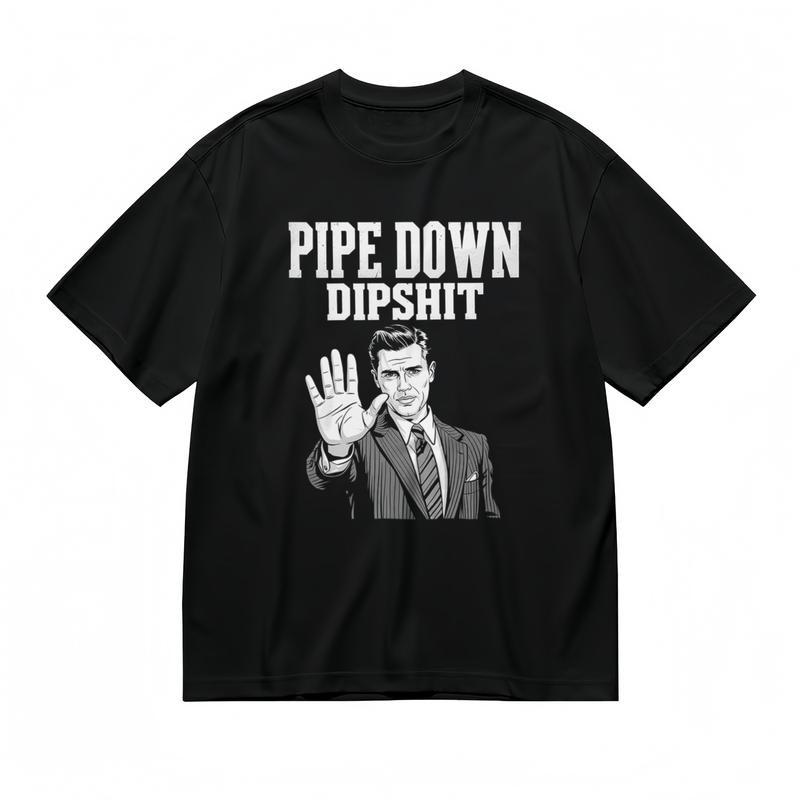 

Women s Fashion Classic T-Shirt Minimalist Gentleman Line Drawing Design Tee M