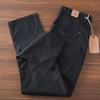 2025 Men's Summer Gray Elastic Straight-Leg Quick-Dry Casual Pants