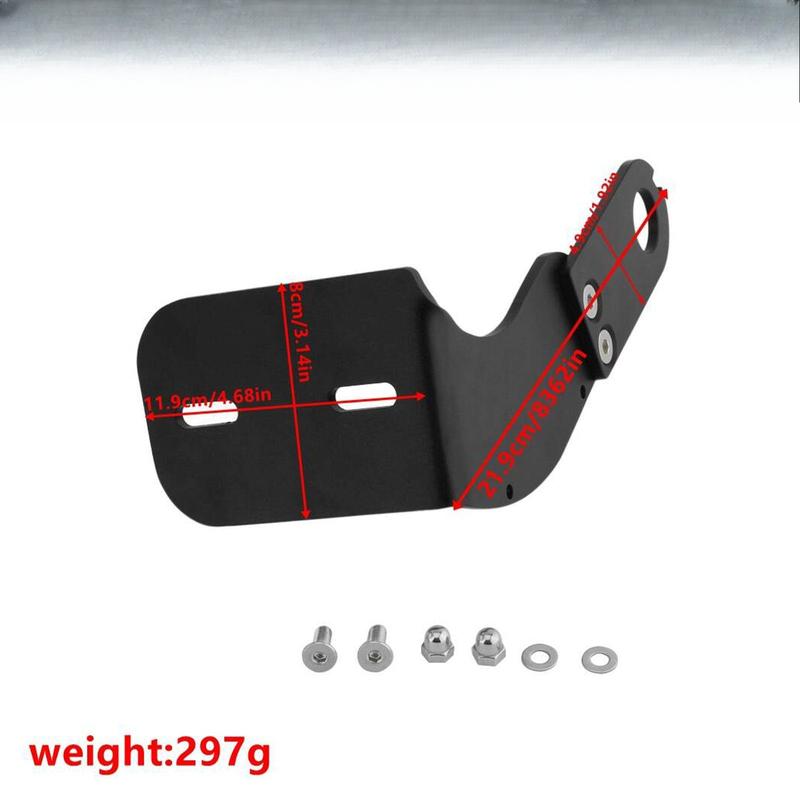 License Plate Bracket Weatherproof Rattleproof Rustproof Tail Light Bracket Holder Motorcycle for Harley Softail 2004-2017