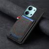 Phone Case For Xiaomi Redmi 15C 4G (EU) (173mm)/15C 5G (EU) (173mm) Retro Jean Cloth Texture Leather Back Cover with Card Holder
