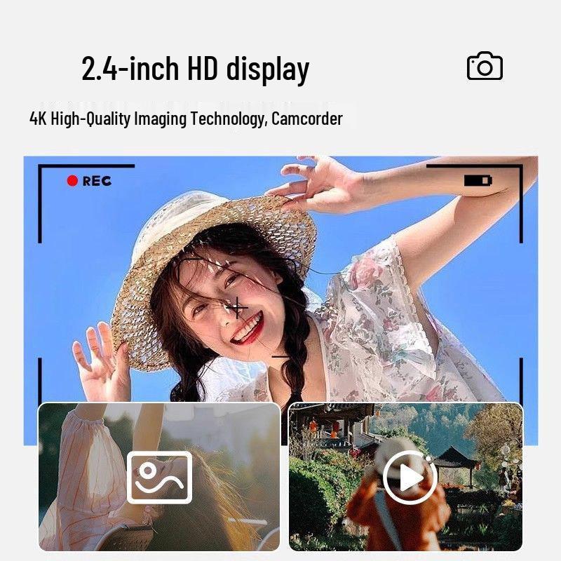 New 9600W Pixel HD Flip Screen Student Selfie Camera