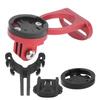 Bike Computer Stem Extension Bracket Aluminium Alloy with Flashlight Clip Bracket AdapterRed