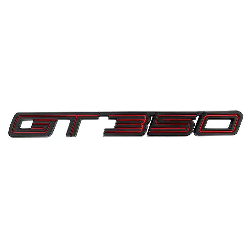 Car 3D Metal Letters Decals Sticker For Mustang GT 500 SHELBY GT350 GT500 Logo Car Body Tail Trunk Badge Emblem Stickers