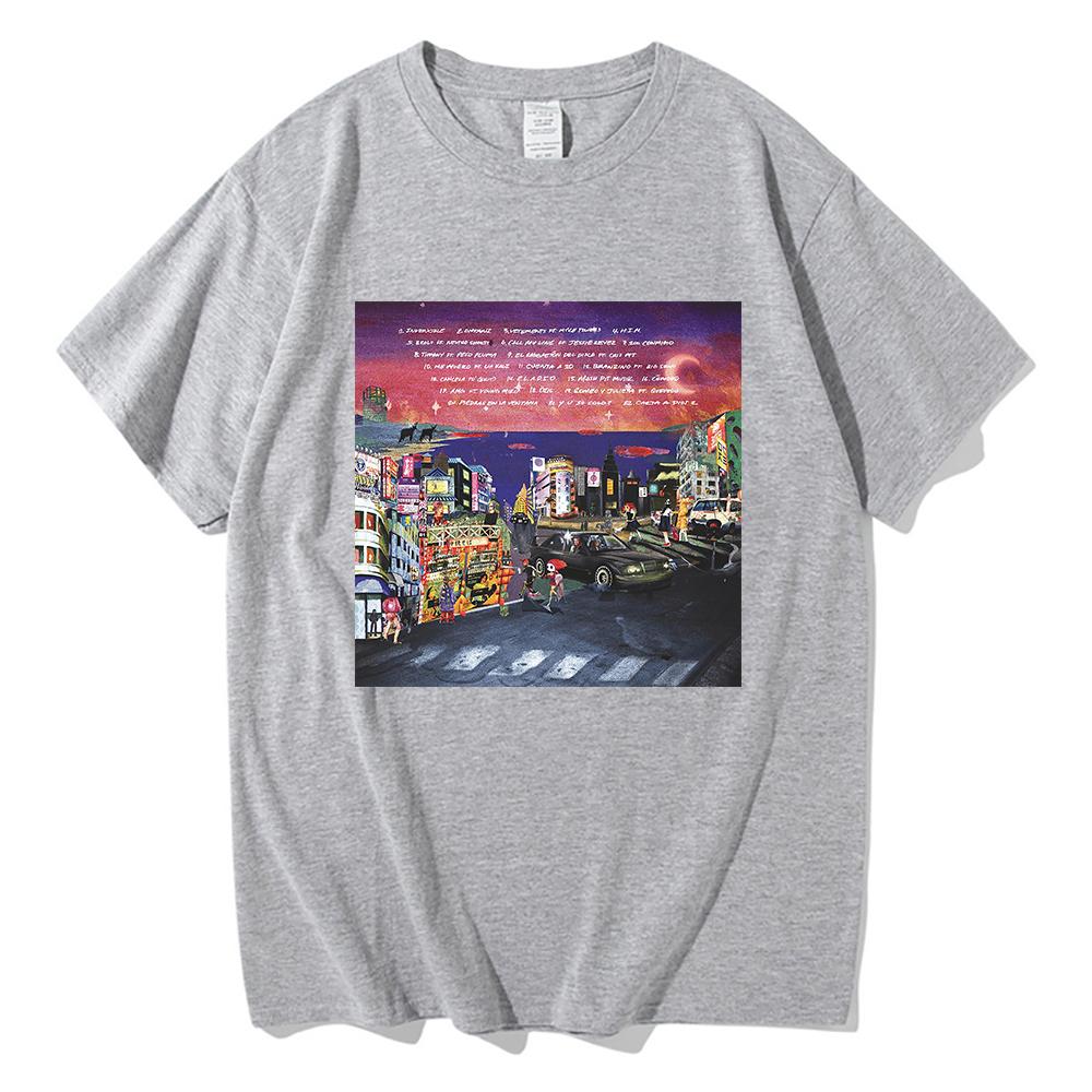 2025 Summer  Album DON KBRN Tshirt Eladio Carrión Fashion Men and Women Clothing Harajuku Summer Graphic T Shirts for Fans Gifts