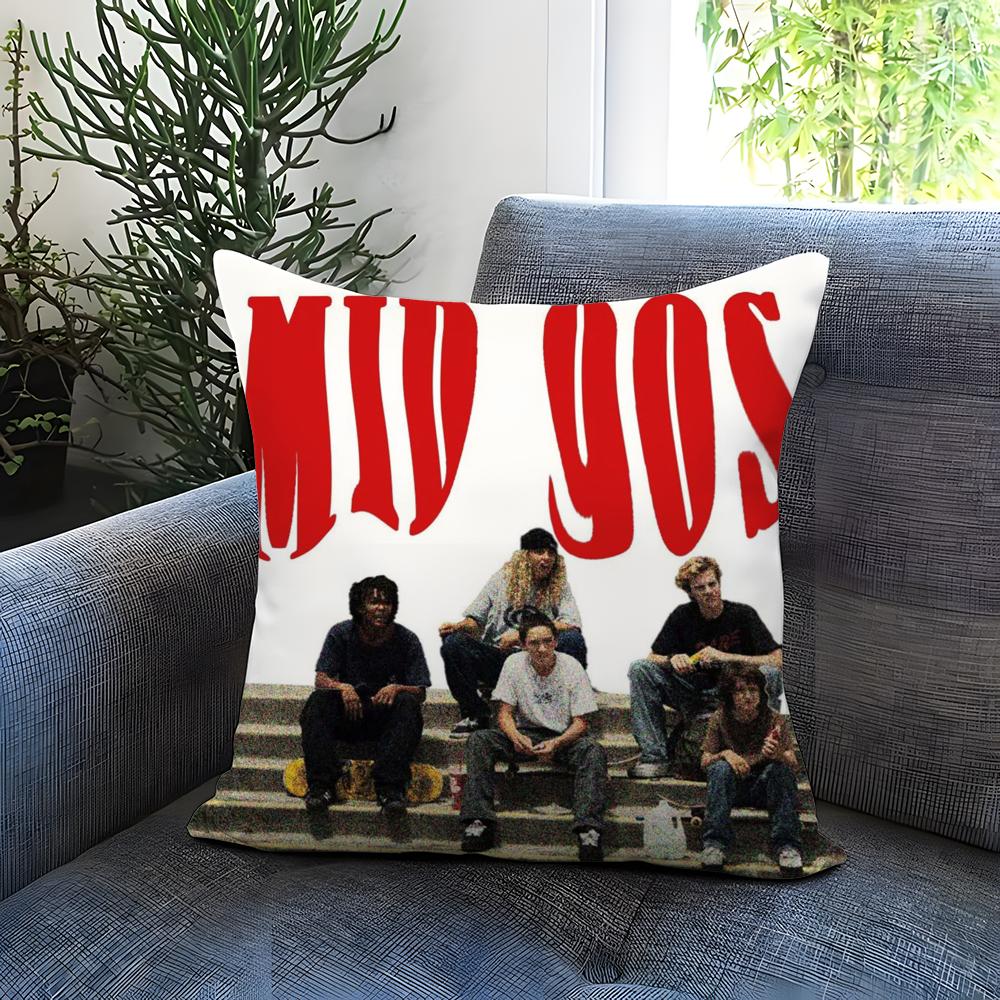 Movie M-Mid 90s Cushion Cover Comfortable Reversible Pillow Cover Ideal for Car Sofa Bedroom & Beyond