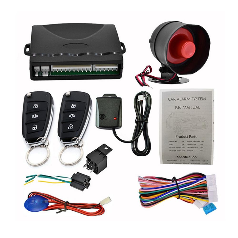 Car Auto Burglar Alarm Protection Security System Remote Control Door Lock Vehicle Keyless Entry System