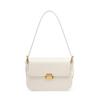 Premium Sense Niche Design Armpit Bag Leather Women's Bag Spring and Summer Tofu Bag Shoulder Messenger Bag