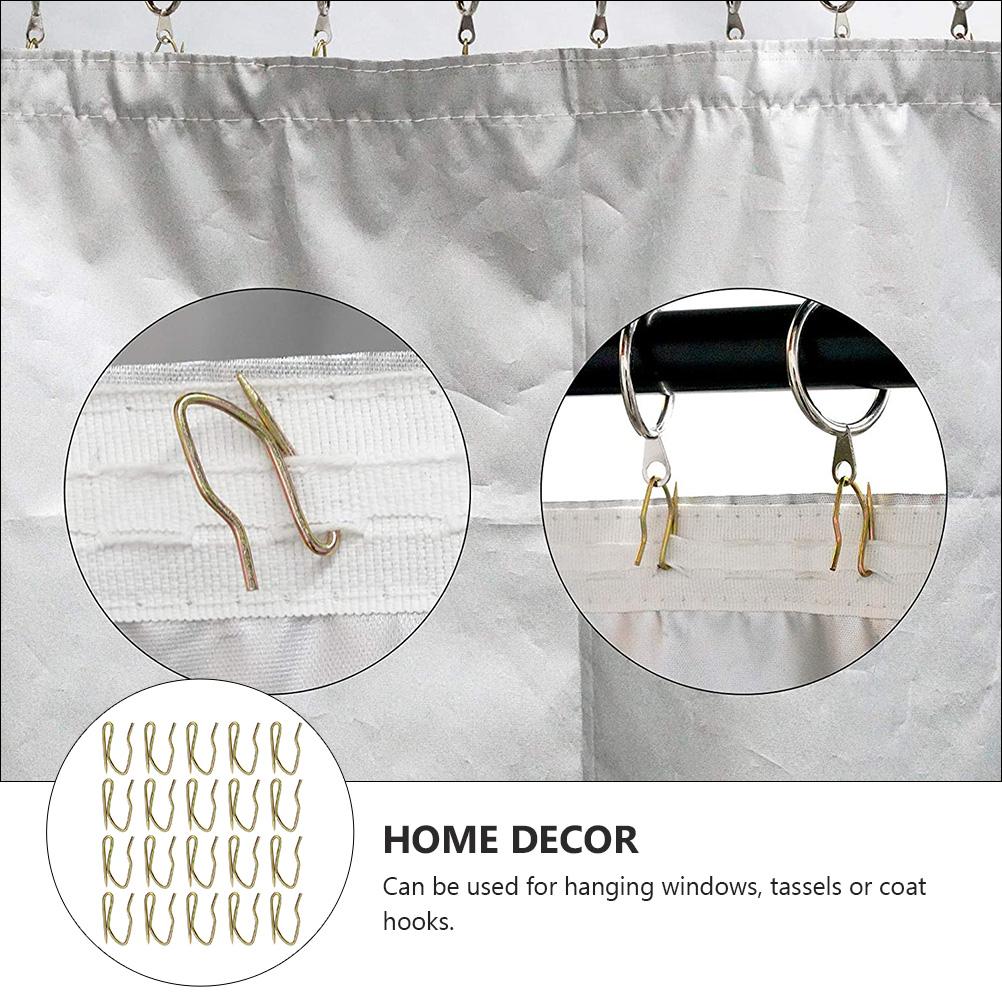 Shower Curtain Hooks Shower Curtain Clips Shower Liner Hook Door Curtain Hooks Rings Shower Rods Hooks Curtain Rail Slide