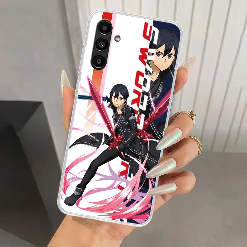 Anime Sword Art Online SAO Phone Case for Samsung Galaxy A17 A16 A37 A26 A36 A57 A56 A15 A25 A35 A55 A14 A24 A34 A54 A13 A23 A33