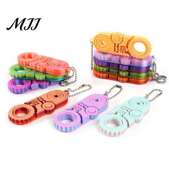 Sensory Toys for Special Needs 3D Printed Fidget Toys, Stress Relief Gadgets Office and Classroom, Relieving Home Compact 3-in-1 Handheld Spinner Kids