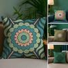 Home Decor Colorful Floral & Geometric Pillow Covers Pattern Cushion Cover Suitable for Sofa Bedroom Car Pillow Cover