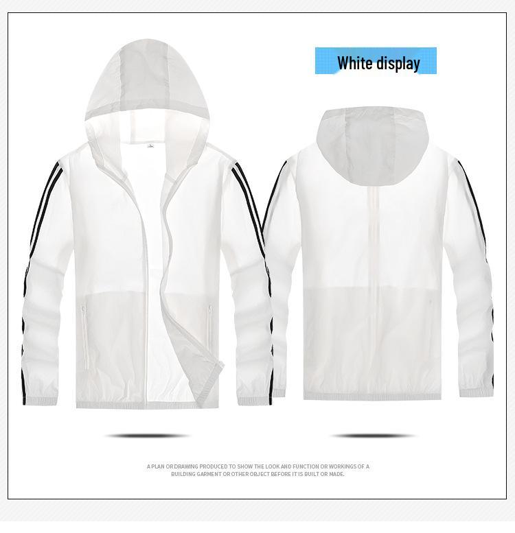 Summer Sun Protection Jacket: Breathable Casual Skin Coat for Men - Trendy Outdoor Windbreaker