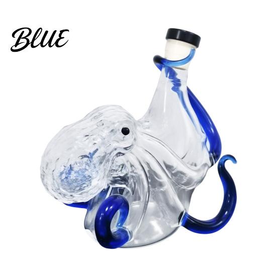 Octopus Design Bottle 3D Shaped Glass Liquor Bottle 350ml Borosilicate Whiskey Decanter Durable Decanter Spill-Free Decorative Pouring for