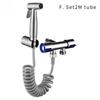 Toilet Washer Stainless Steel One InTwo Out Double Handle Dual Control Spray Gun Faucet Washing Machine Quick Opening Faucet