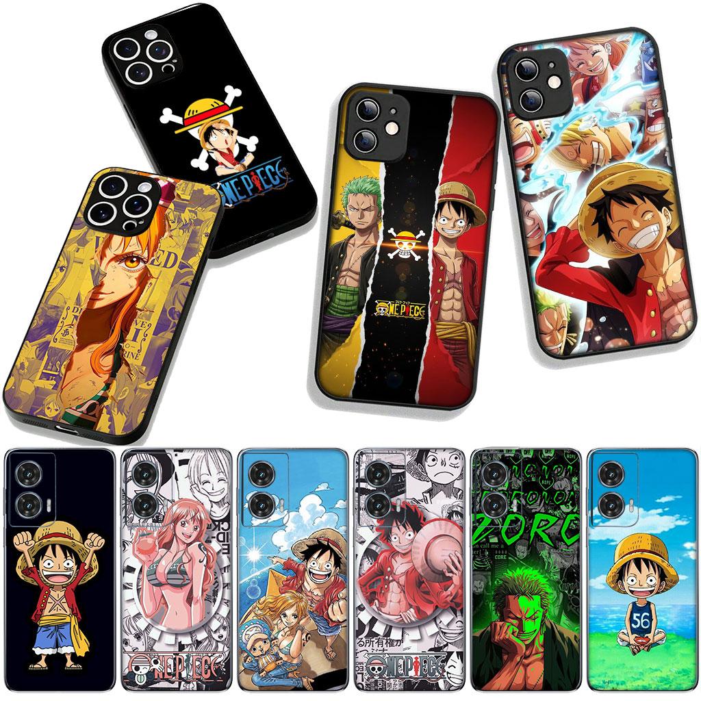 For Motorola Moto G04 G13 G14 G22 G23 G32 G34 G35 G64 G82 G84 G53 G60 G72 E14 E15 E13 Case Roronoa Zoro One Nami Luffy Pieces