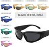 Future Style Cat Eye Sunglasses With Uv Protection For Outdoor Cycling And Street Fashion