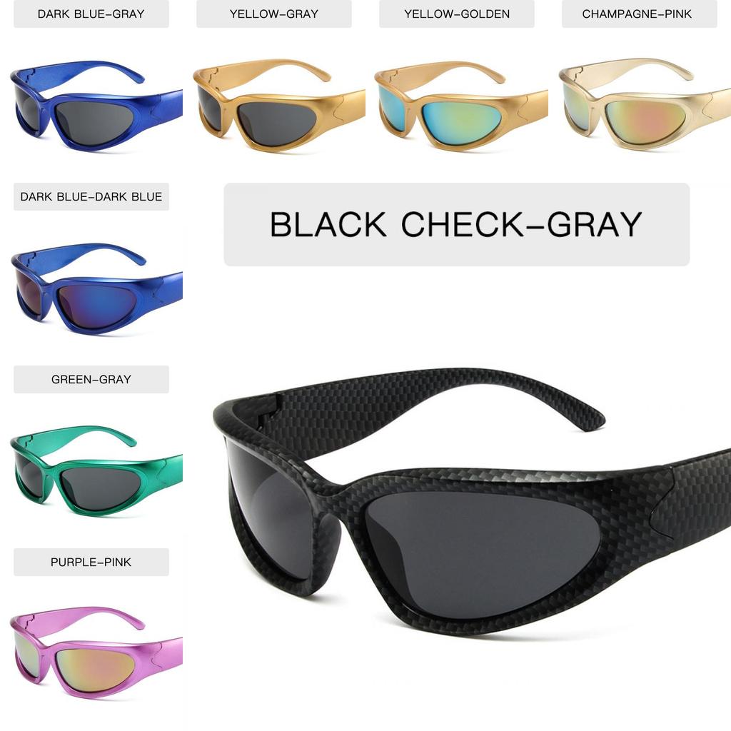 Future Style Cat Eye Sunglasses With Uv Protection For Outdoor Cycling And Street Fashion
