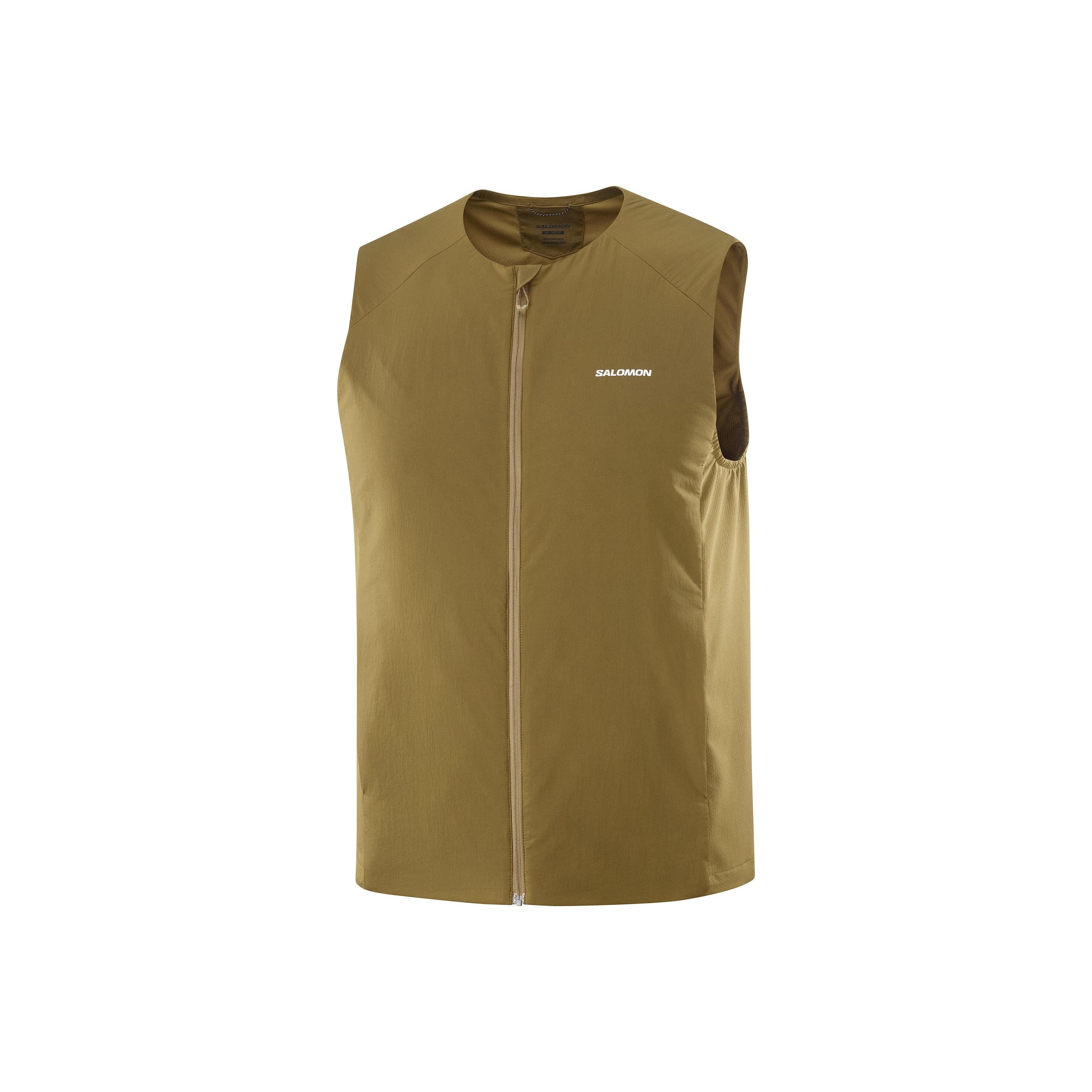 SALOMON Мужской жилет для бега Mountain Flex Hybrid HexaFlow PrimaLoft Удобный жилет Мужской жилет C26506 M