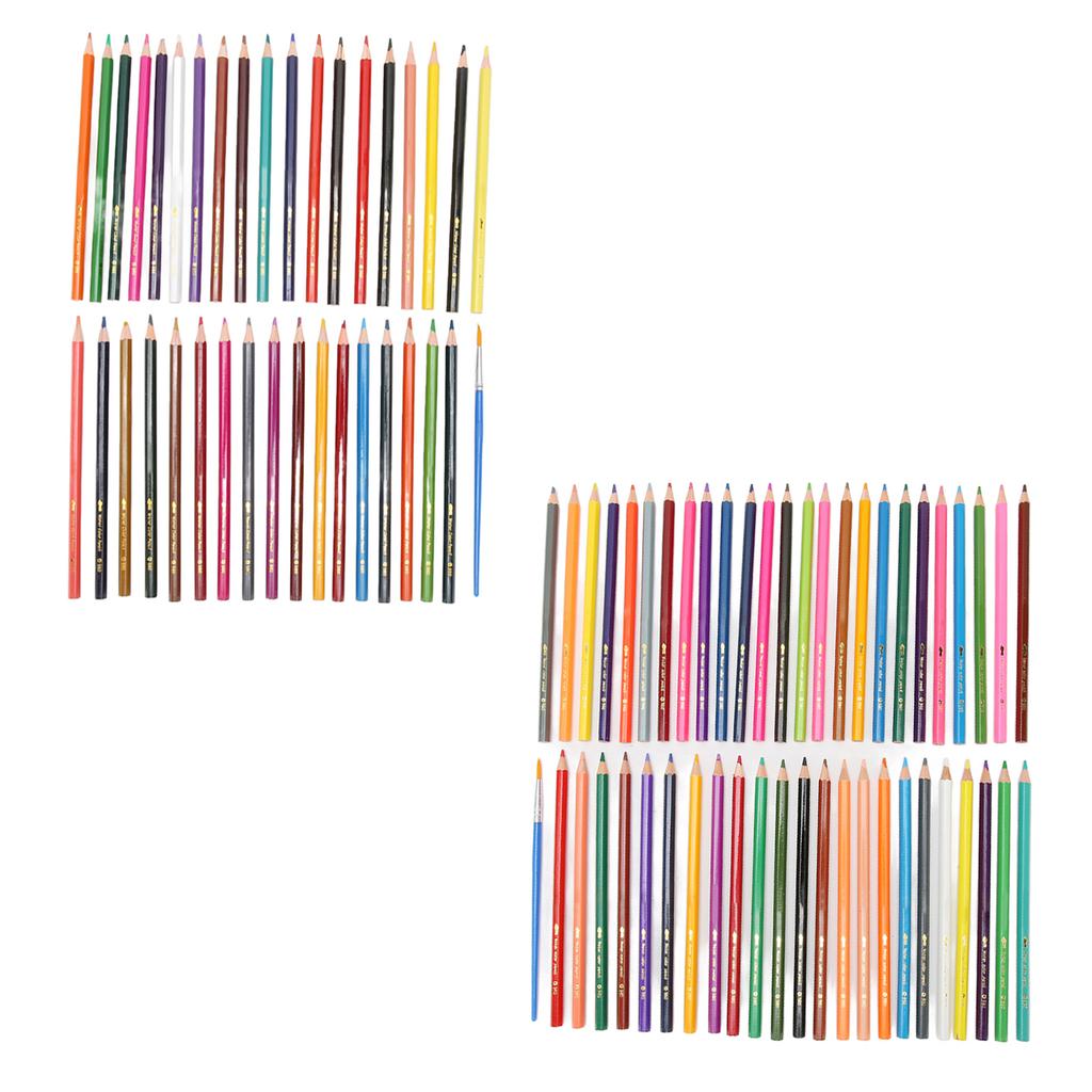 Creioane colorate cu apă Culori asortate Suport hexagonal vibrant pre-ascuțit Creioane colorate pentru colorat