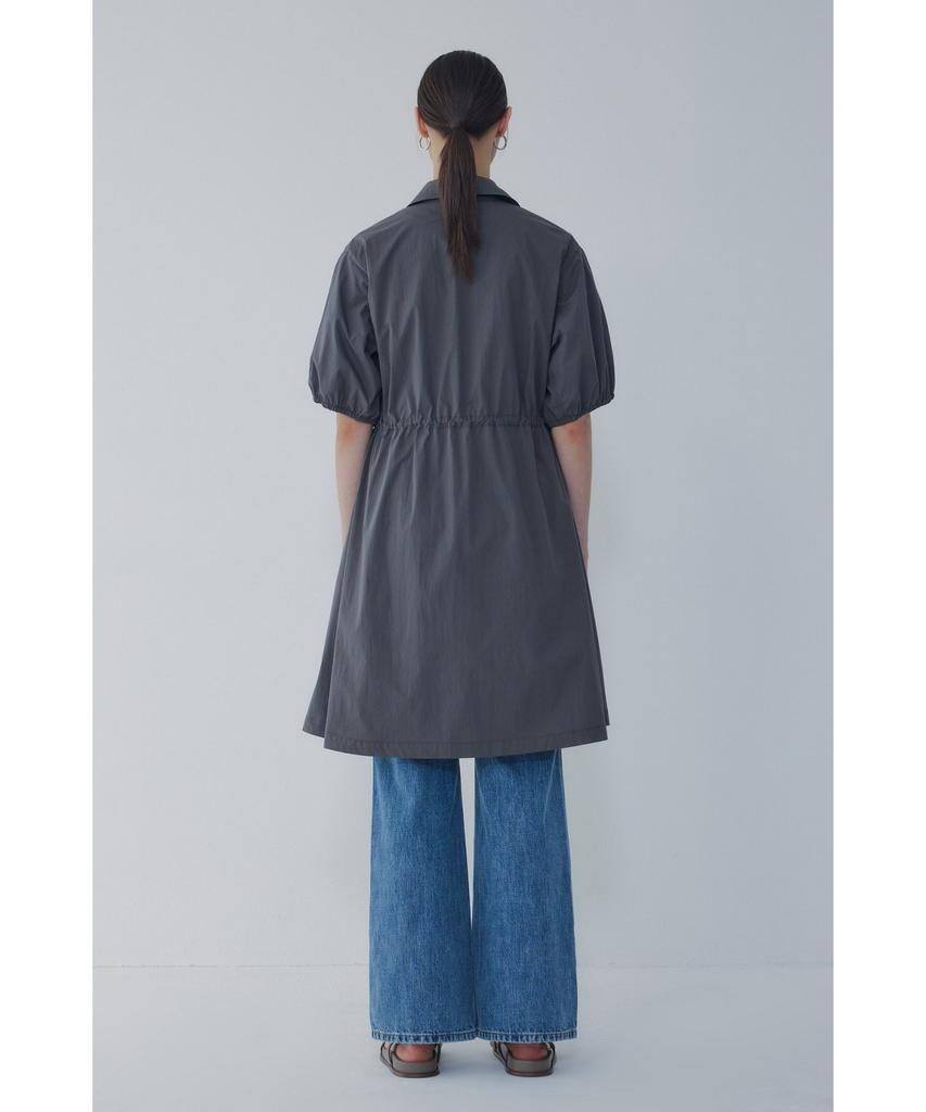 Bobeu Front Zippered Half Dress_Charcoal 7156237004