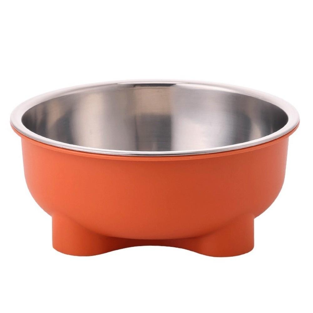 Neck Protection Cat Food Bowl Stainless Steel Pet Feeder Creative Pet Feeding Dish For Kittens
