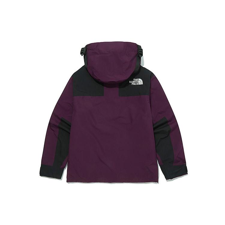 The North Face 1990 Windbreaker Jackets Men's Purple Hooded Moderate Straight Fit NI2GL53D