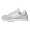 adidas Neo Run 80s Comfortable Fabric Leather Non-Slip Wear-Resistant Low-Top Running Shoes Women Sneaker Gray Blue GV7301