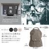 Hinomoto Canvas Mini Backpack Size Water Repellent Made In Handmade Canvas Bag That Can Be Enjoyed Over Time Compact Canvas Backpack Moss Green (B5 /