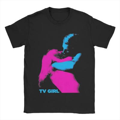 Tv Girl Grup Tişörtleri Erkek %100 Pamuk Moda Erkek Tişört Yuvarlak Yaka Tişört Kısa Kollu Giyim Hediye Fikri