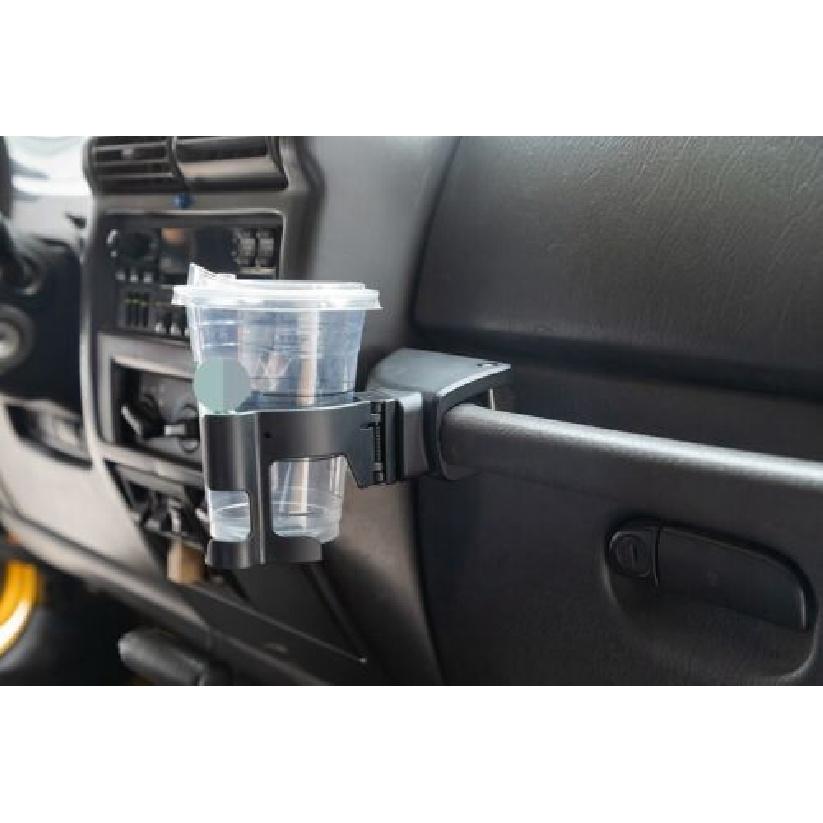 Multi-Function Water Cup Holder Phone Mount Bracket For Jeep Wrangler TJ 1997-06