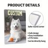 Custom Personalized Photo Metal Sign 8x12 Inch Text Wall Art Home Decor Gift