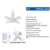 E27 Lighting Foldable Light LED Chandelier 90-Degree Adjustable Wings