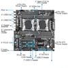 SZMZ X99 Dual CPU Motherboards Socket LGA 2011-3 Motherboard Support E5 2678V3,2680V3,2620V3,2650V3
