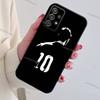 Football Sport Phone Case For Samsung S24,21,22,23,30,Ultra,20,Plus,Note,10,9,Black Soft Silicone Case