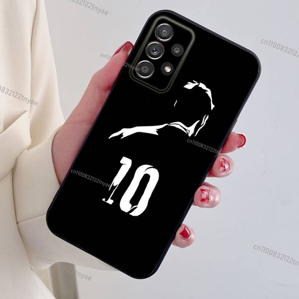Football Sport Phone Case For Samsung S24,21,22,23,30,Ultra,20,Plus,Note,10,9,Black Soft Silicone Case
