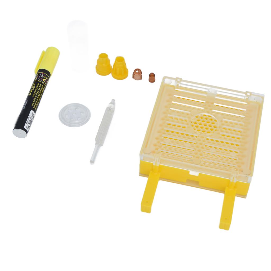 Queen Bee Rearing Grafting Kit Reusable Plastic Bee Cultivating Marking Tool for Beekeeping