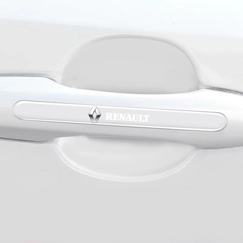 4 Stück/Set Autotürgriff Schutzaufkleber Autostyling Für Renault Dacia Megane Clio Captur 2 3 4 Fulence Kadjar Duster Captur Logan Borui