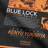 Kenyu Yukimiya Streetwear Blue Lock Herren T-Shirt Humorvolle T-Shirts Kurzarm Rundhals T-Shirt Reine Baumwolle Erwachsenen Tops