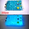 100pcs Glow In The Dark Pebbles, Resin Luminous Stones For Landscape, Garden Paths, Potted Plants, Parks, Aquarium Decor,