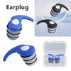 1 Pair Silicone Noise Reduction Earplug Reusable Ear Protection Earplugs Sound Blocking Earplugs for Travel Work Sleep Swimming