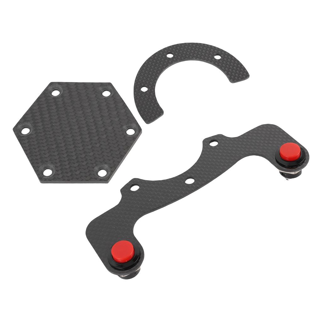 Steering Wheel Center Cap Kit High Strength Carbon Fiber 6 Hole Replacement VERTEX 6 Bolts Steering Wheels