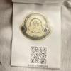 Moncler M WOMENS Short Sleeve T-shirt White Model D10938083400 8390X