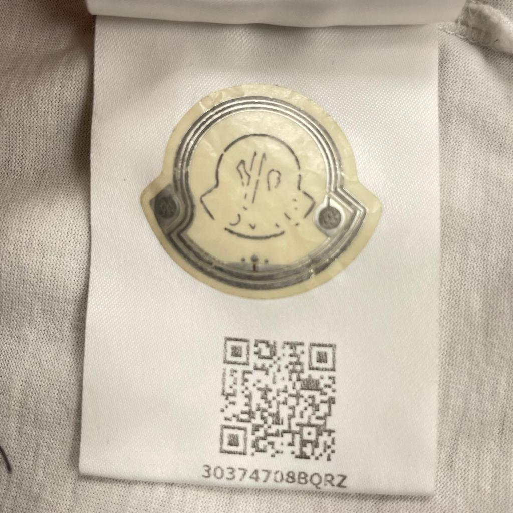 Moncler M WOMENS Short Sleeve T-shirt White Model D10938083400 8390X