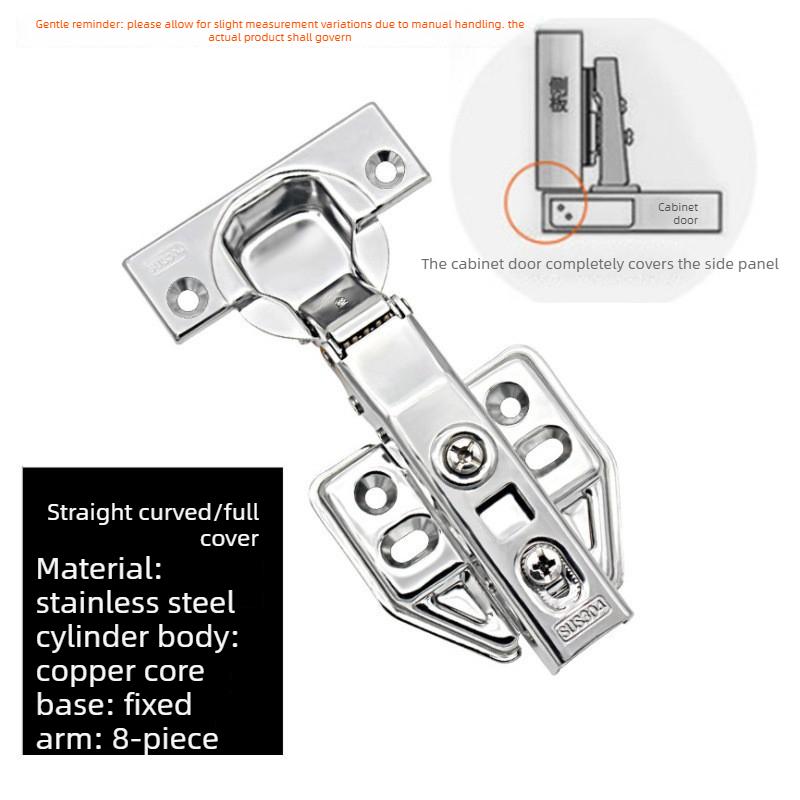 1PC Outdoor Special Stainless Steel Damping Hydraulic Buffer Hinge Cabinet Wardrobe Buffer Mute Hardware for Furniture